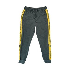 XIOS Custom Tailors‎ Men's Black/Yellow Joggers Pants Size Small S